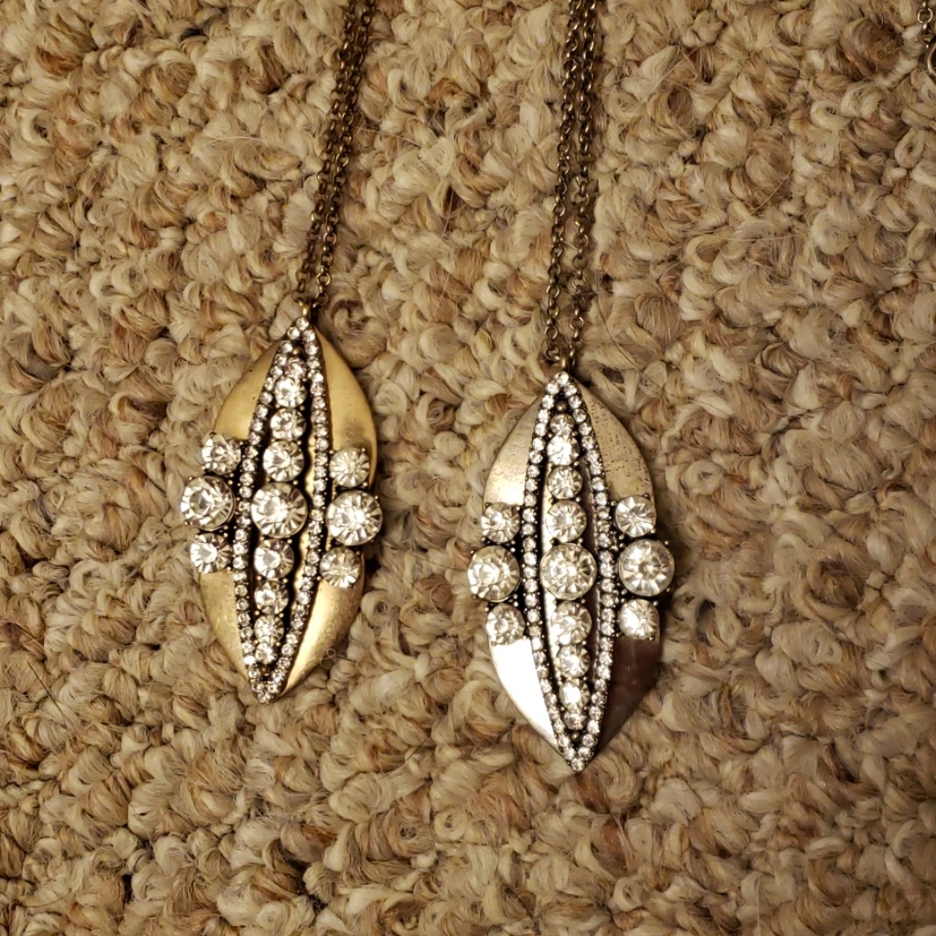 Silver And Gold Sweater Chain Necklaces 8$